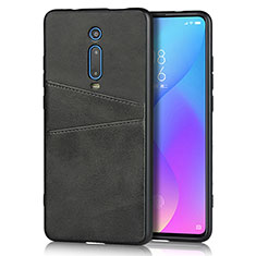 Handyhülle Hülle Luxus Leder Schutzhülle R03 für Xiaomi Mi 9T Schwarz