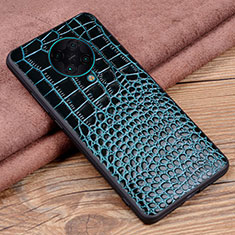Handyhülle Hülle Luxus Leder Schutzhülle R03 für Xiaomi Poco F2 Pro Blau