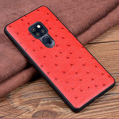 Handyhülle Hülle Luxus Leder Schutzhülle R04 für Huawei Mate 20 X 5G Rot