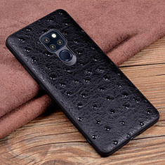 Handyhülle Hülle Luxus Leder Schutzhülle R04 für Huawei Mate 20 X 5G Schwarz