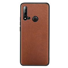 Handyhülle Hülle Luxus Leder Schutzhülle R04 für Huawei Nova 5i Braun