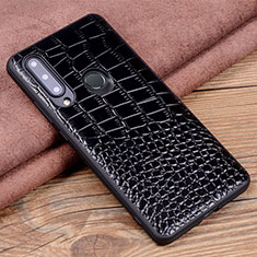 Handyhülle Hülle Luxus Leder Schutzhülle R04 für Huawei P Smart+ Plus (2019) Schwarz