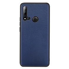 Handyhülle Hülle Luxus Leder Schutzhülle R04 für Huawei P20 Lite (2019) Blau