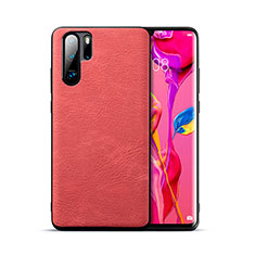 Handyhülle Hülle Luxus Leder Schutzhülle R04 für Huawei P30 Pro Rot