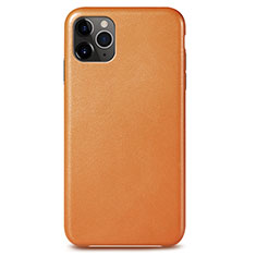 Handyhülle Hülle Luxus Leder Schutzhülle R05 für Apple iPhone 11 Pro Max Orange