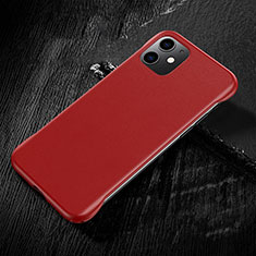 Handyhülle Hülle Luxus Leder Schutzhülle R05 für Apple iPhone 11 Rot