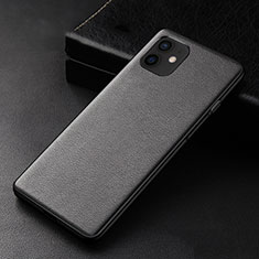 Handyhülle Hülle Luxus Leder Schutzhülle R05 für Apple iPhone 12 Schwarz