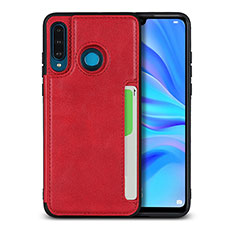 Handyhülle Hülle Luxus Leder Schutzhülle R05 für Huawei P30 Lite New Edition Rot