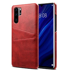 Handyhülle Hülle Luxus Leder Schutzhülle R05 für Huawei P30 Pro New Edition Rot