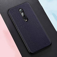 Handyhülle Hülle Luxus Leder Schutzhülle R05 für Xiaomi Mi 9T Pro Blau