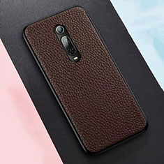 Handyhülle Hülle Luxus Leder Schutzhülle R05 für Xiaomi Mi 9T Pro Braun