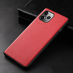 Handyhülle Hülle Luxus Leder Schutzhülle R06 für Apple iPhone 11 Pro Max Rot