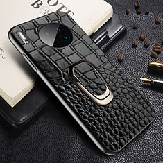 Handyhülle Hülle Luxus Leder Schutzhülle R06 für Huawei Mate 30 Pro Schwarz