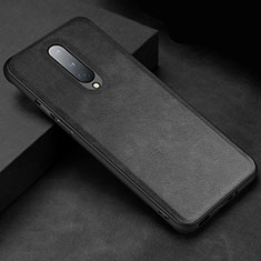 Handyhülle Hülle Luxus Leder Schutzhülle R06 für OnePlus 8 Schwarz