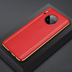 Handyhülle Hülle Luxus Leder Schutzhülle R07 für Huawei Mate 30E Pro 5G Rot