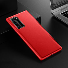 Handyhülle Hülle Luxus Leder Schutzhülle R07 für Huawei P40 Pro Rot