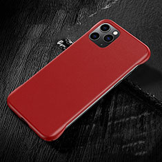 Handyhülle Hülle Luxus Leder Schutzhülle R08 für Apple iPhone 11 Pro Max Rot