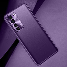 Handyhülle Hülle Luxus Leder Schutzhülle R08 für Huawei Nova 7 SE 5G Violett