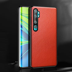 Handyhülle Hülle Luxus Leder Schutzhülle R08 für Xiaomi Mi Note 10 Pro Rot