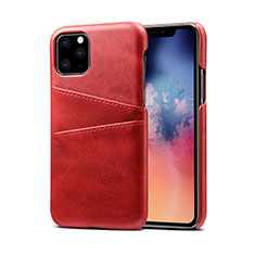 Handyhülle Hülle Luxus Leder Schutzhülle R10 für Apple iPhone 11 Pro Rot