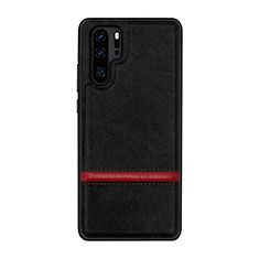 Handyhülle Hülle Luxus Leder Schutzhülle R10 für Huawei P30 Pro New Edition Schwarz