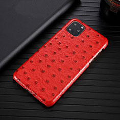 Handyhülle Hülle Luxus Leder Schutzhülle S01 für Apple iPhone 11 Pro Rot