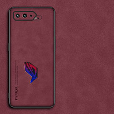 Handyhülle Hülle Luxus Leder Schutzhülle S01 für Asus ROG Phone 5 Pro Rot