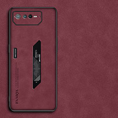 Handyhülle Hülle Luxus Leder Schutzhülle S01 für Asus ROG Phone 6 Pro Rot