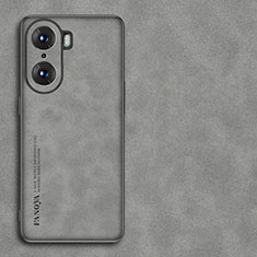 Handyhülle Hülle Luxus Leder Schutzhülle S01 für Huawei Honor 60 Pro 5G Grau