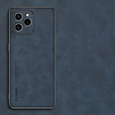 Handyhülle Hülle Luxus Leder Schutzhülle S01 für Huawei Honor 60 SE 5G Blau