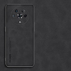 Handyhülle Hülle Luxus Leder Schutzhülle S01 für Huawei Honor Magic4 5G Schwarz