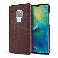 Handyhülle Hülle Luxus Leder Schutzhülle S01 für Huawei Mate 20 Braun