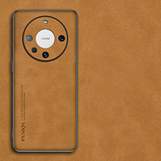 Handyhülle Hülle Luxus Leder Schutzhülle S01 für Huawei Mate 60 Orange