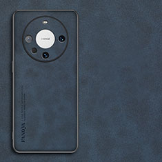 Handyhülle Hülle Luxus Leder Schutzhülle S01 für Huawei Mate 60 Pro Blau