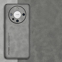 Handyhülle Hülle Luxus Leder Schutzhülle S01 für Huawei Mate 60 Pro Grau