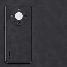 Handyhülle Hülle Luxus Leder Schutzhülle S01 für Huawei Mate 60 Pro Schwarz