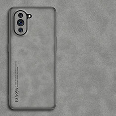 Handyhülle Hülle Luxus Leder Schutzhülle S01 für Huawei Nova 10 Grau