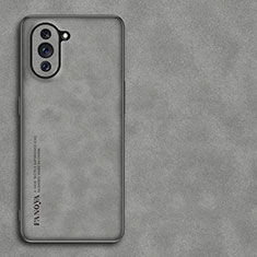 Handyhülle Hülle Luxus Leder Schutzhülle S01 für Huawei Nova 10 Pro Grau