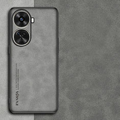 Handyhülle Hülle Luxus Leder Schutzhülle S01 für Huawei Nova 11 SE Grau