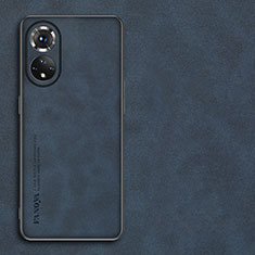 Handyhülle Hülle Luxus Leder Schutzhülle S01 für Huawei Nova 9 Blau