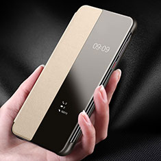 Handyhülle Hülle Luxus Leder Schutzhülle S01 für Huawei P30 Pro New Edition Gold