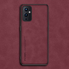 Handyhülle Hülle Luxus Leder Schutzhülle S01 für OnePlus 9 5G Rot