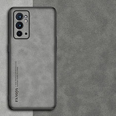 Handyhülle Hülle Luxus Leder Schutzhülle S01 für OnePlus 9RT 5G Grau