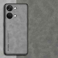 Handyhülle Hülle Luxus Leder Schutzhülle S01 für OnePlus Nord 3 5G Grau