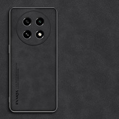 Handyhülle Hülle Luxus Leder Schutzhülle S01 für Oppo A2 Pro 5G Schwarz