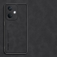 Handyhülle Hülle Luxus Leder Schutzhülle S01 für Oppo K11 5G Schwarz