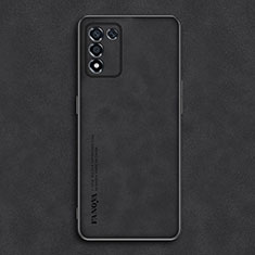 Handyhülle Hülle Luxus Leder Schutzhülle S01 für Oppo K9S 5G Schwarz