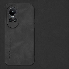 Handyhülle Hülle Luxus Leder Schutzhülle S01 für Oppo Reno10 5G Schwarz