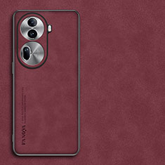 Handyhülle Hülle Luxus Leder Schutzhülle S01 für Oppo Reno11 Pro 5G Rot