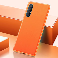 Handyhülle Hülle Luxus Leder Schutzhülle S01 für Oppo Reno3 Pro Orange